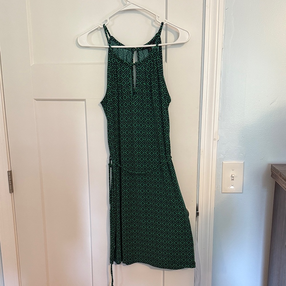 Banana Republic Teal Geometric Mini Dress